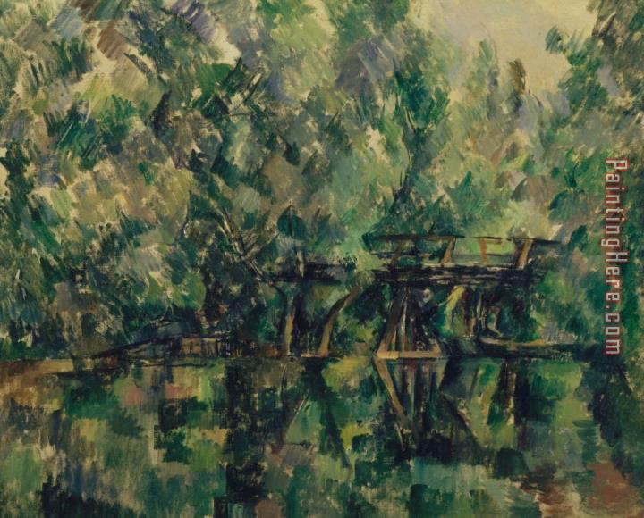 Paul Cezanne Bridge Over Pool